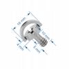 1/4" inch 14 mm tripod screw for camera
