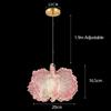 Xiaomi Nordic French Cream-style Long Line Chandelier Bedroom Bedside Lamp Dining Room Chandelier Acrylic Flower Warm Atmosphere Lamp