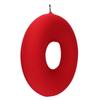 Donut Pillow Inflatable Tailbone Pain Relief Hemorrhoid Rubber Doughnut Cushion Red