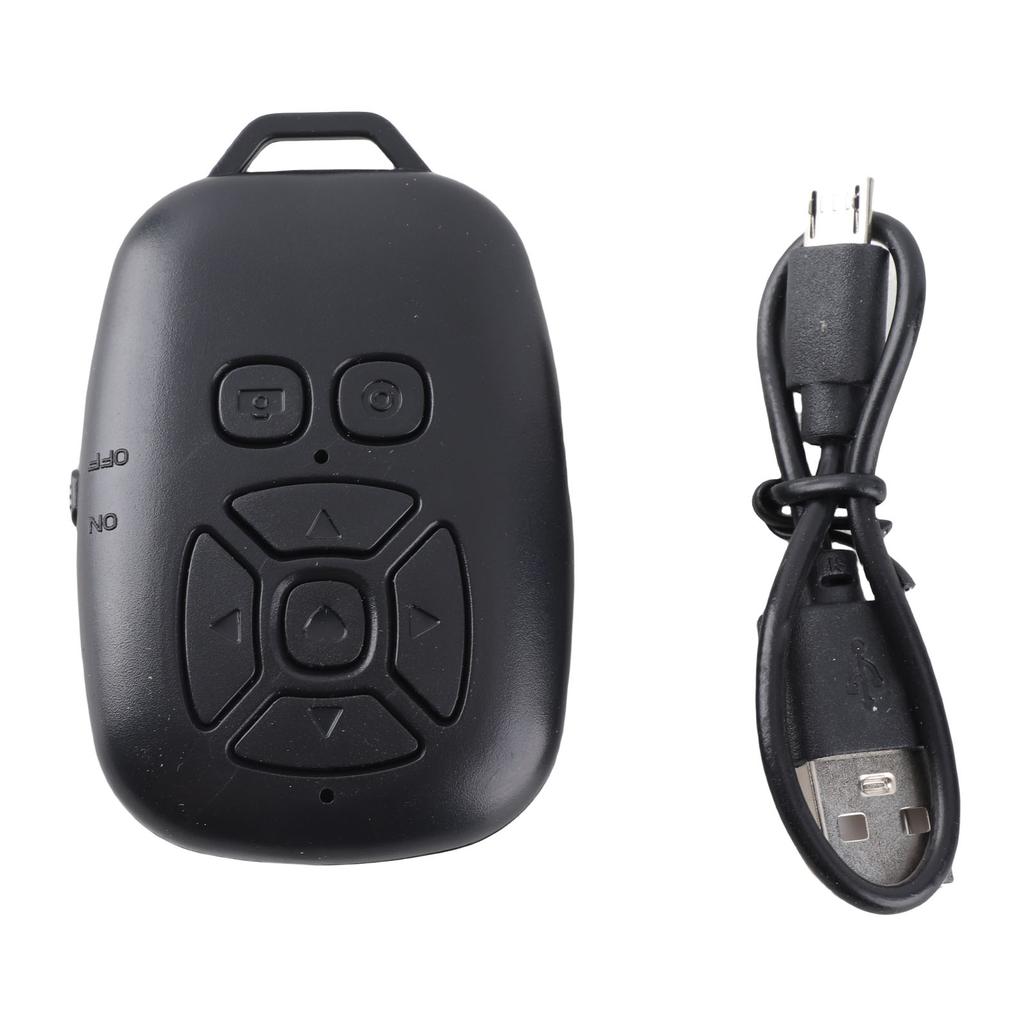 Bluetooth 5.0 Remote Shutter Wireless Camera Remote Control For Selfie Photos Videos Black