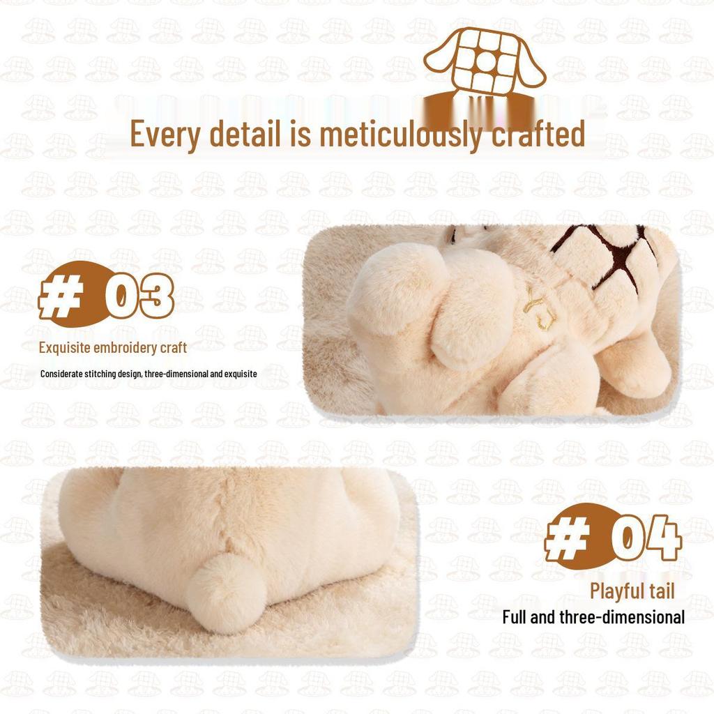 Yongjun YJ Kubi Beast Plush Toy - Educational Rubik's Cube Figure Doll and Accessories