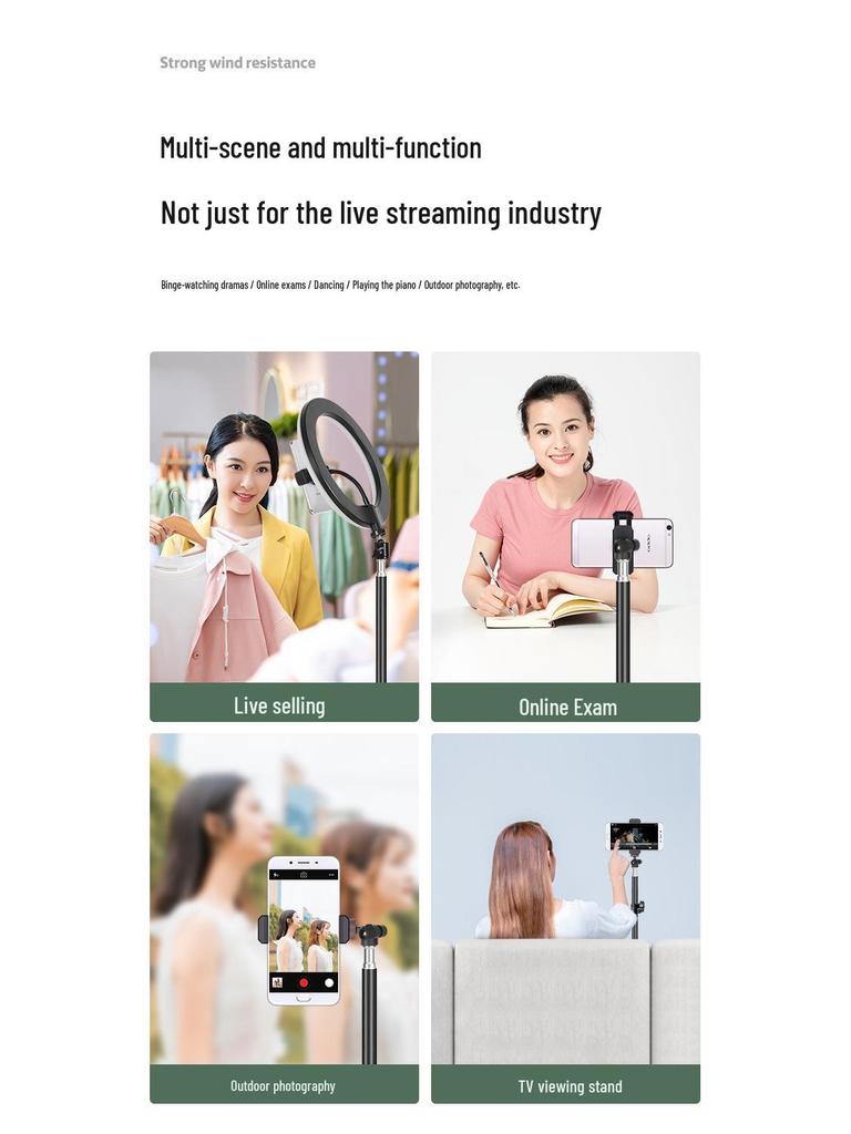 Multi-functional Bluetooth Tripod for Mobile Live Streaming and Photography
