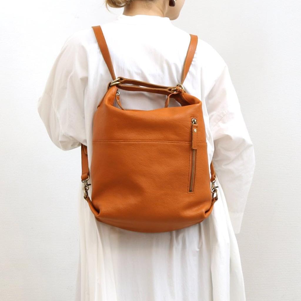 Atlanta Women's Medium 2-Way Leather Backpack, Size 32-00-00002