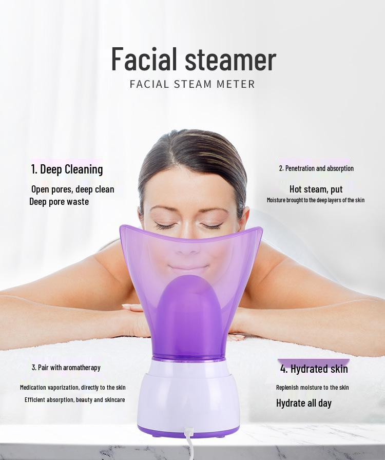 Aromatherapy Facial & Eye Steamer: Hydrating Steam Spray Device