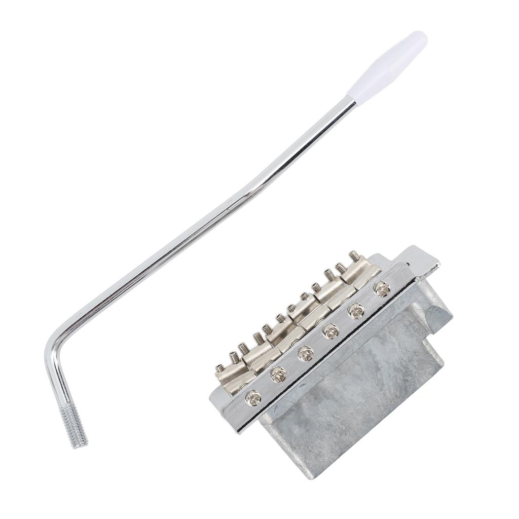 52,5 mm Tremolo-Brücke mit Hebel Zinklegierung Vintage E-Gitarrenbrücke Ersatz für Fender Strat Style Gitarren