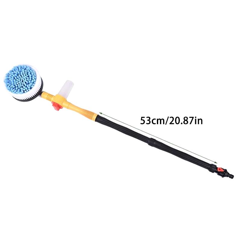 Car Rotary Wash Brush Kit 360 Degree Automatic Rotating Adjustable Dip Wash Brush High Pressure Washer For Vehicle Cleaning