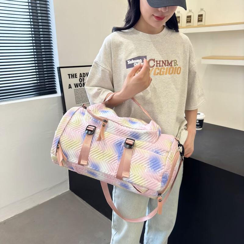 DCLOUD Foldable Travel Backpack with Shoe Compartment