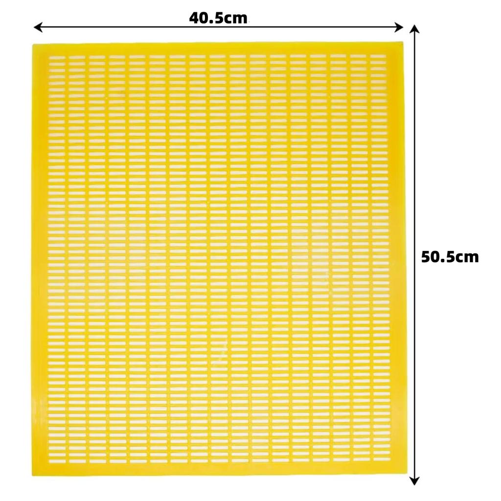 1/3Pcs Queen Bee Partitions with 10 Frames That Can Be Trimmed To Separate Queen Bees White/Yellow Beekeeping Beehive Partitions
