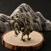 Modern Design Plated Brass Animal Rooster Pendant - Perfect Art & Gift