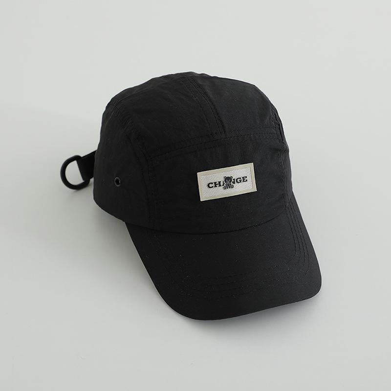 Fashion Hat popular children's English alphabet small label outdoor breathable quick-drying hat European and American hot-selling sunshade windproof