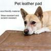 Waterproof Anti Fouling All Season Universal Pet Leather Pad Scratch Resistant Non Stick Fur Dog Bed Small/medium/large Dog Bed