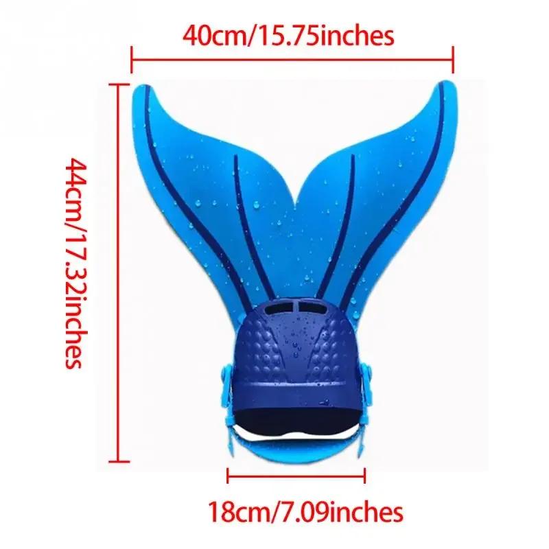 Aletas de sirena monopaleta para zapatos de natación ch ildren  aleta  aleta  entrenamiento   niños