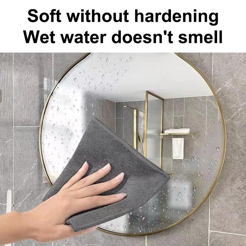 10/20 ks Zesílený Magický Čisticí Hadřík Magický Mikrovláknový Hadřík Bez Šmouh Opakovaně Použitelná Čisticí Utěrka na Sklo Pro Kuchyně Sklo Auta