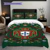 Portuguese Heritage Emblem Bedding (1 * duvet cover + 2 * pillowcase, without core) Soft and comfortable Christmas birthday gift
