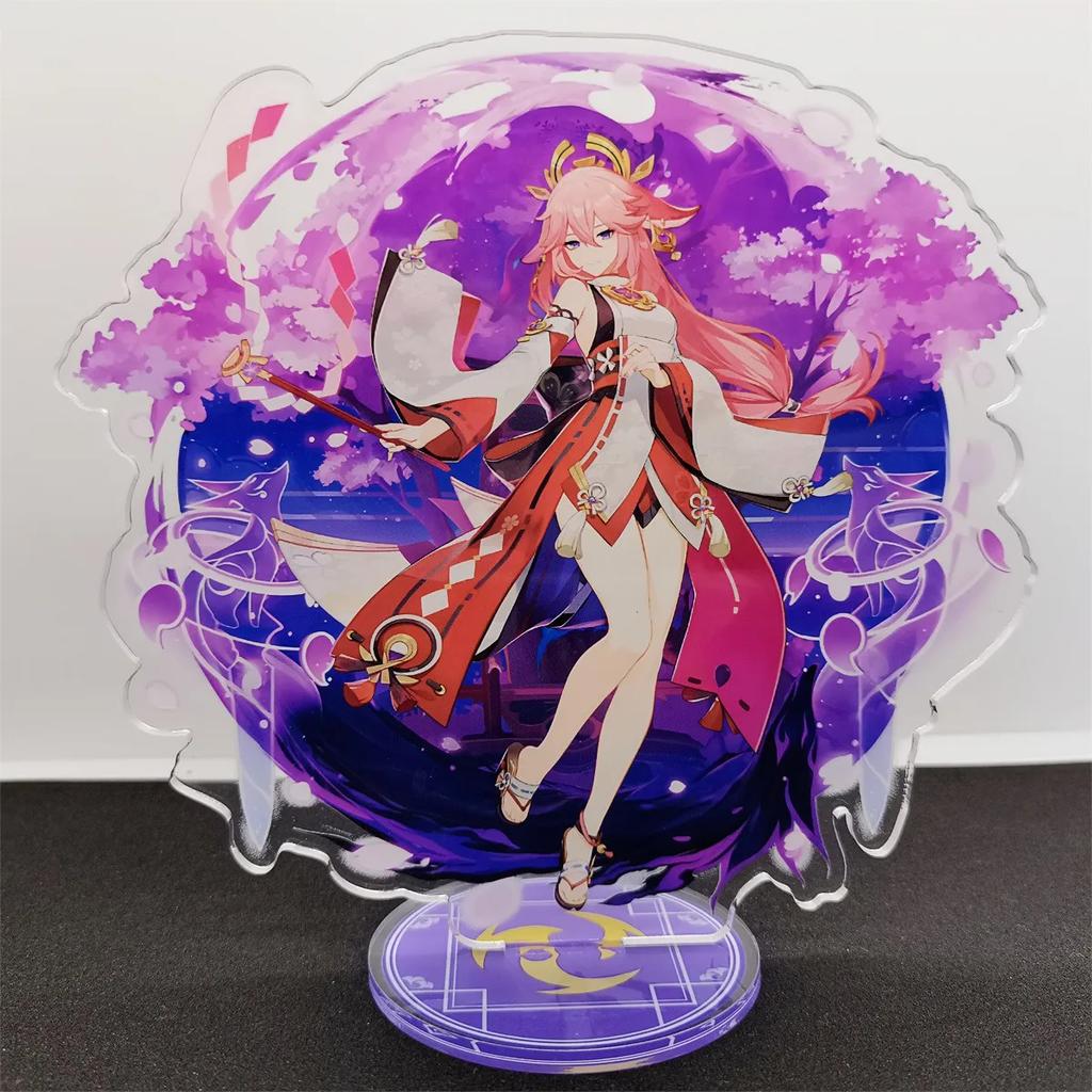 Anime Wanderer Faruzan Cyno Nahida Acrylic Stand Keychain Vertical Creative Desktop Ornament Game Accessories
