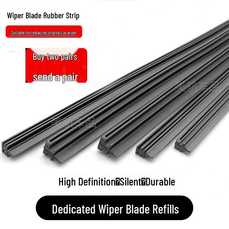 Compatible Wiper Blade Rubber Strip for Civic, CRV, Fit, Greiz, Fengfan, Accord, Binzhi, XRV, and Lingpai.