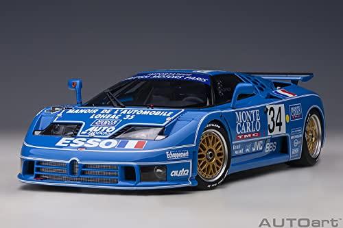 AUTOart Bugatti EB110 SS 1994 #34 Le Mans 24-Stunden-Rennen, Modell im Maßstab 1:18, Fertigmodell 89417