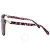 Polaroid Core Polarized Burgundy Gradient Cat Eye LadieS SunglaSSeS Pld 4078 S X 0ydc Jr 56