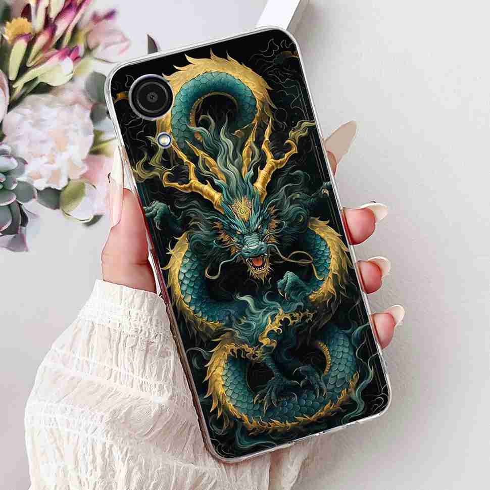 For Samsung A03Core Case Soft Silicone Cute Heart Painted Cover Case For Samsung Galaxy A03 Core SM-A032F TPU Fundas Capa