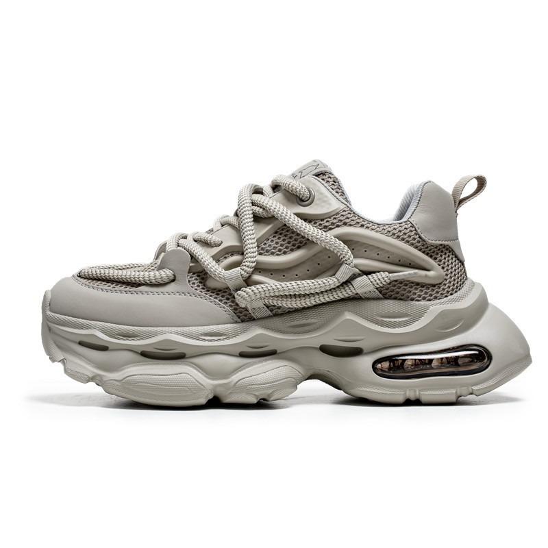 Fashion 2025 Men's Lace-up Sneakers Autumn Chunky Comfortable Trend Tennis Sports Shoes Outdoor Wear-resistant Breathable Running Shoes