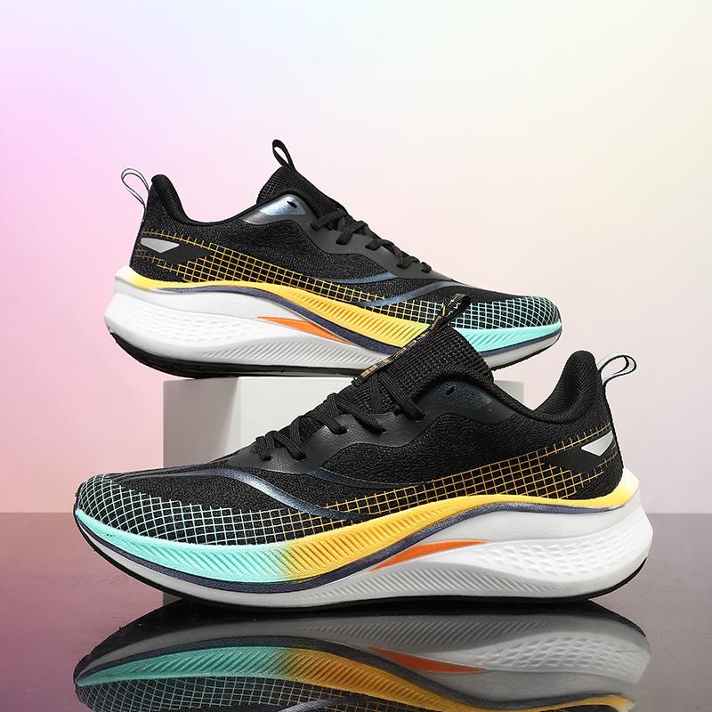 New super light non-slip sports shoes male youth sports students breathable mesh surface shock absorbing running shoes