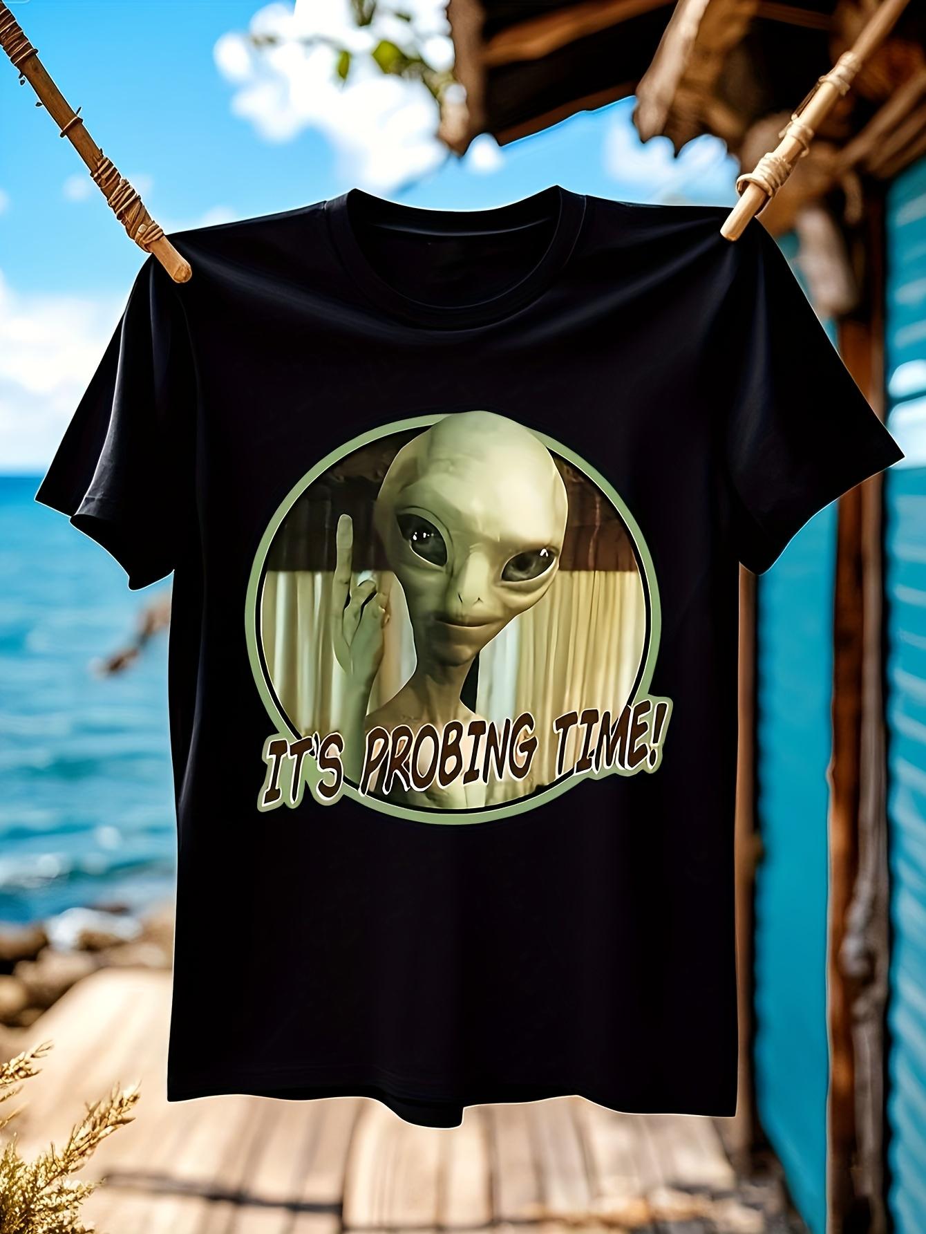 Paul Movie Alien Comedy Tshirt - Its Probing Time! Funny ... XXL
