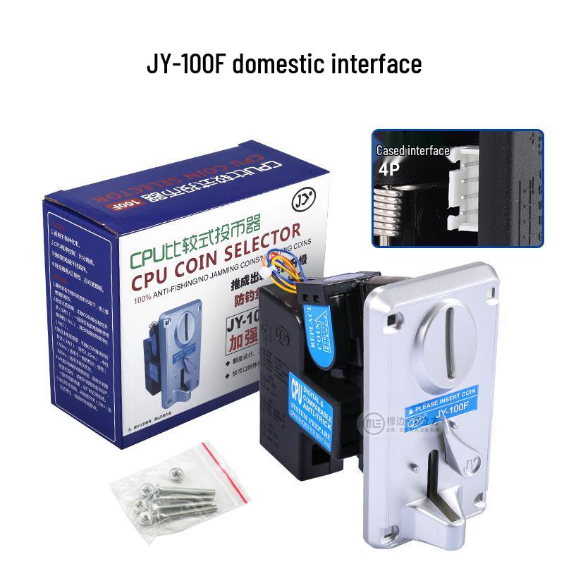 Taiwan JY-100F Coin Acceptor for Claw, Pinball & Token Machines