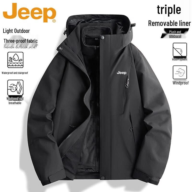 JEEP Unisex Autumn/Winter Outdoor Casual Jacket