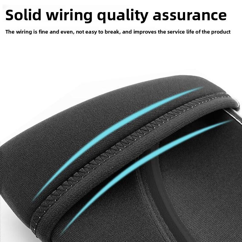 7Mm Diving Material Pressurized Knee Silicone Anti-skid, Protective Weightlifting Knee Pads Squat Fitness Strength Training