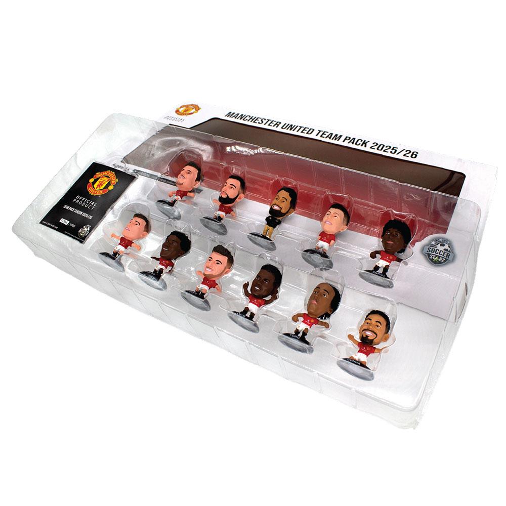 Manchester United FC Season 25-26 SoccerStarz Football Figurine Set (Pack of 11)