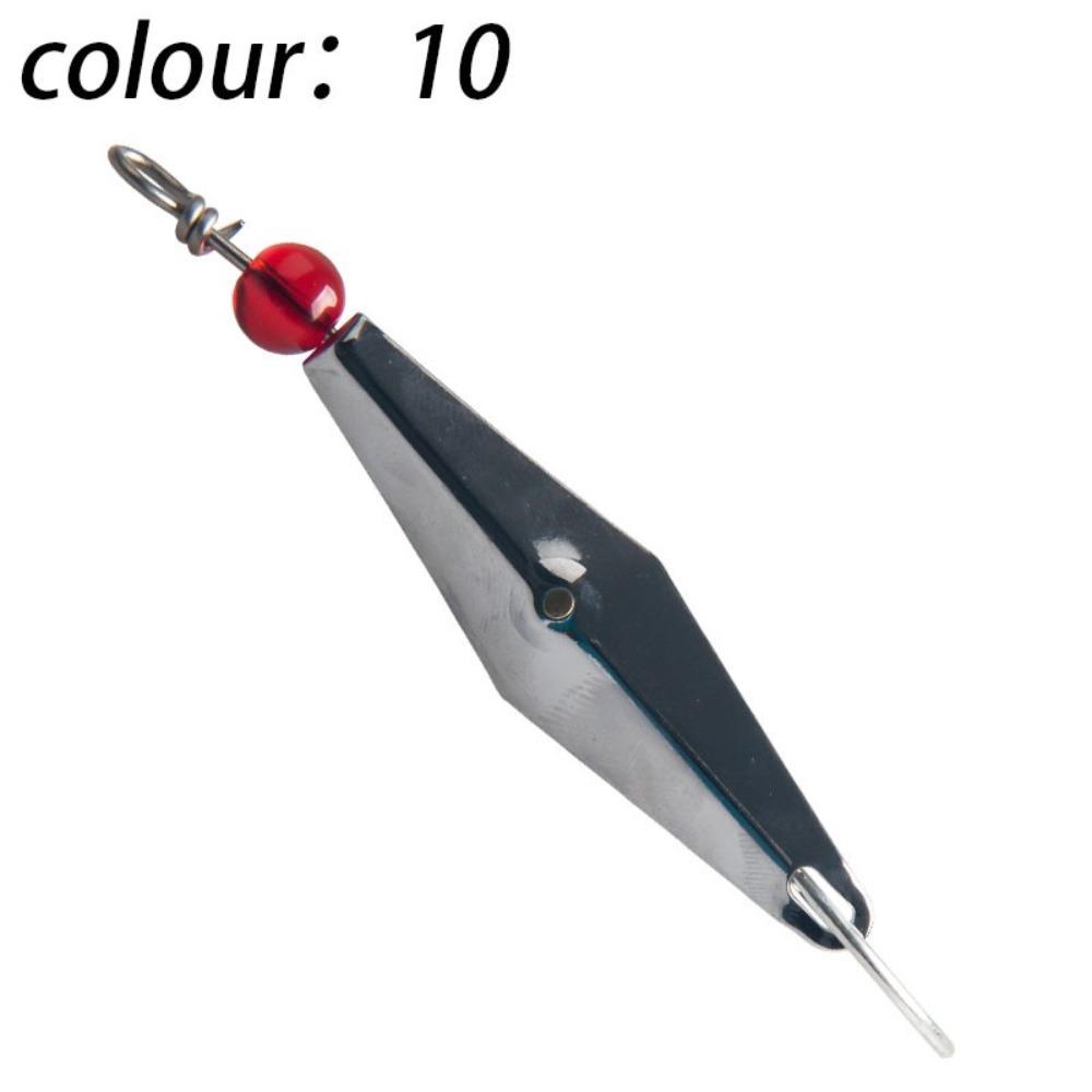 

Metal Construction Trout Lure 2.32in Size Jig Lure Pattern Design Spoon Lure Kingfish Fishing 10-5.9cm 6.4g