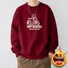 Men's 420g Heavyweight Crewneck Sweatshirt, Spring/Autumn Retro Style, Trendy Loose Fit Jacket for Teens.