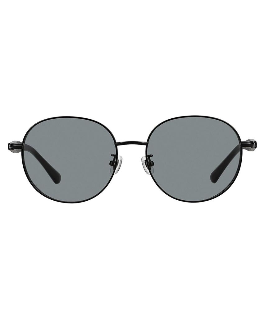 CUT Sunglasses Rubber Temples Colored Lenses Stylish UV Protection Unisex [Zoff] SUNCUTGlasses/UV100% Boston-style (Black (Matte) - ZY252G09_14F1)