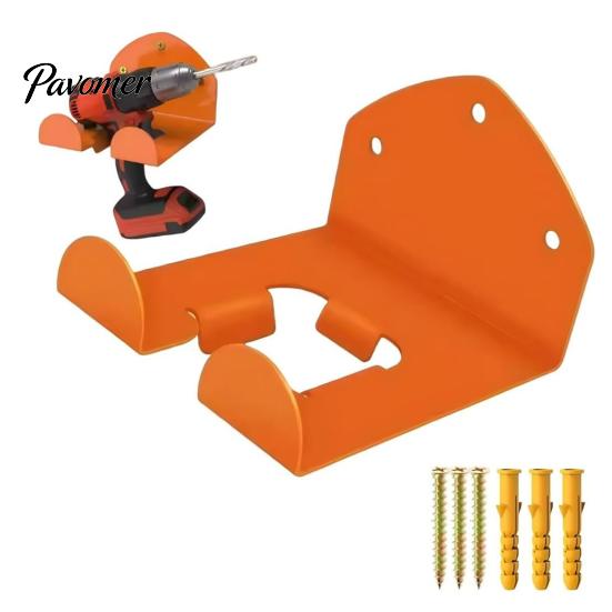 Weed Eater Wall Mount Garage Organizer Trimmer Rack, Garden Power Tool Hanger, Mounted Equipment Storage Bracket Whackers Holder for Grass Hedge Tools
