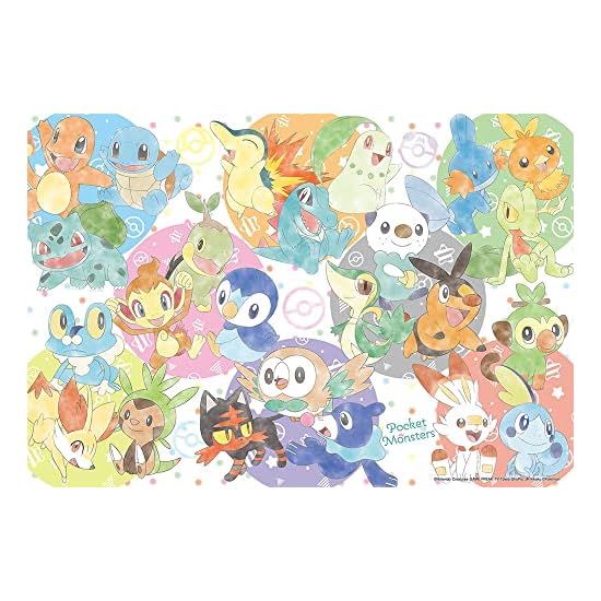 BEVERLY [Made in Japan] Beverly 100-Piece Jigsaw Puzzle Pokémon! Nakayoshi Pastel (26×38cm) 100-037