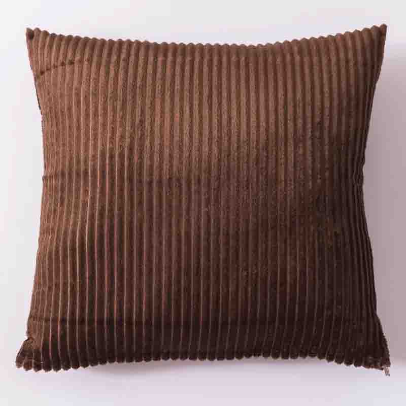 Drawn Pillow Case Car Sofa Cushion Flannel Pillow Bed Head Back Square Pillow Cushion Cover Solid Color