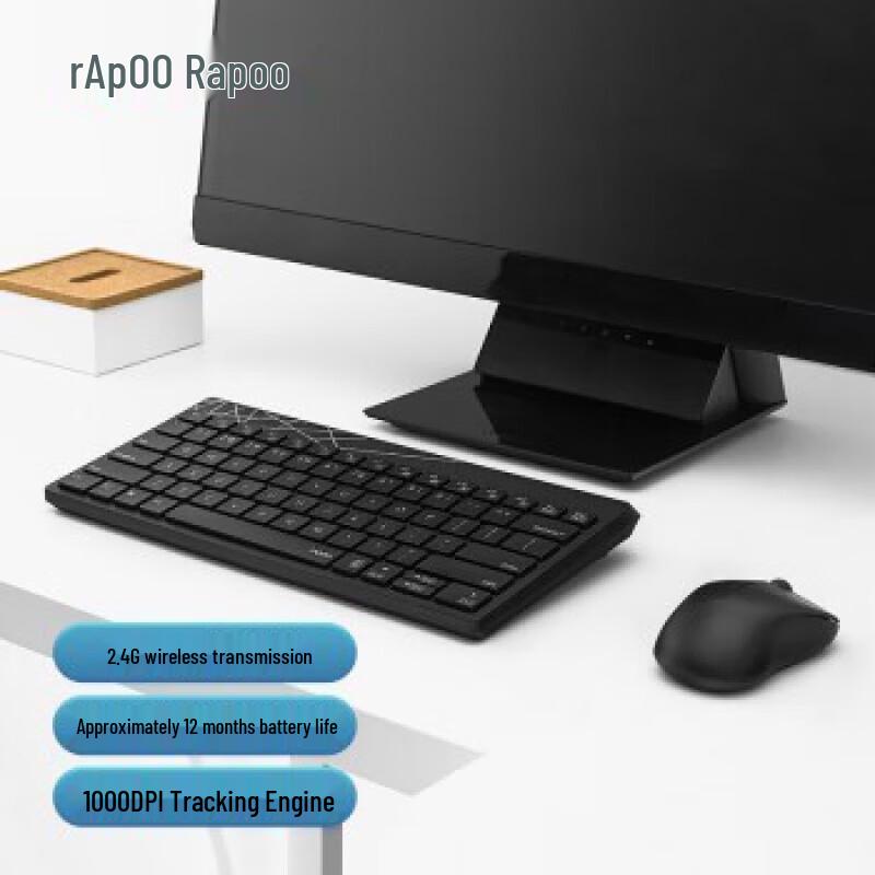 

Rapoo 8000S Wireless Bluetooth Keyboard Mouse Combo