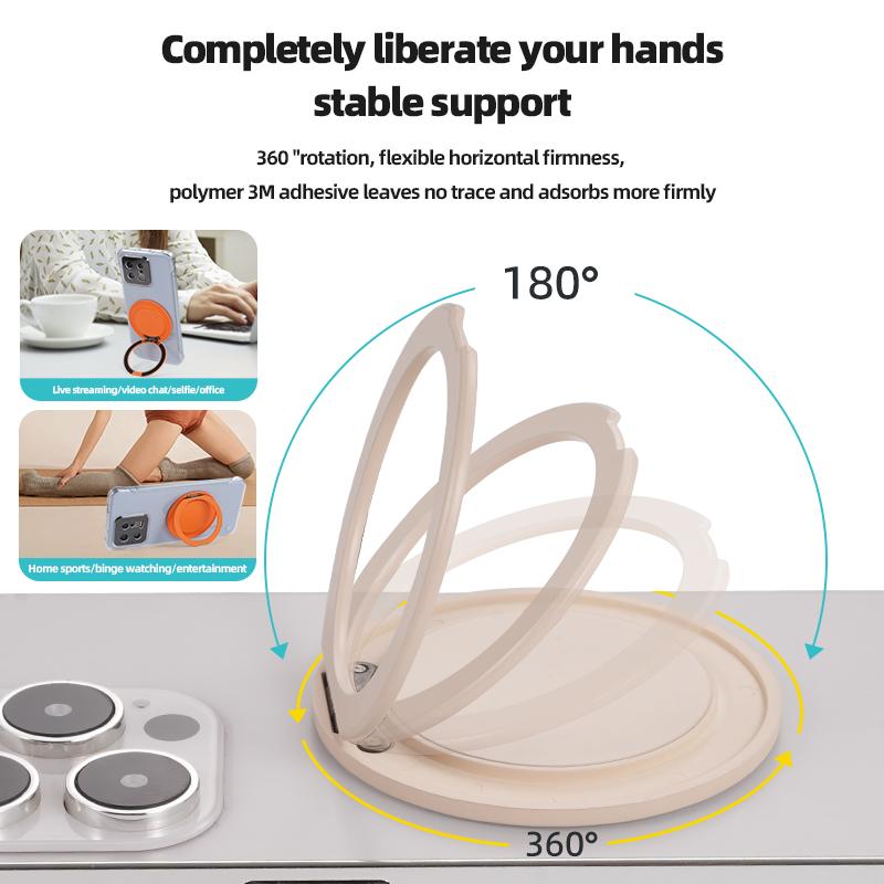 360° drehbarer faltbarer Handy-Fingerringhalter - Tragbarer verstellbarer Handy-Ständer Desktop-Halterung