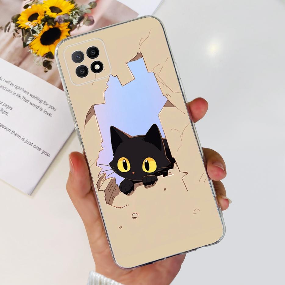 For Oppo A73 5G Case CPH2161 Stylish Painted Cover Clear Silicone Phone Case For Oppo A73 A 73 OppoA73 5G Back Cover Soft Fundas