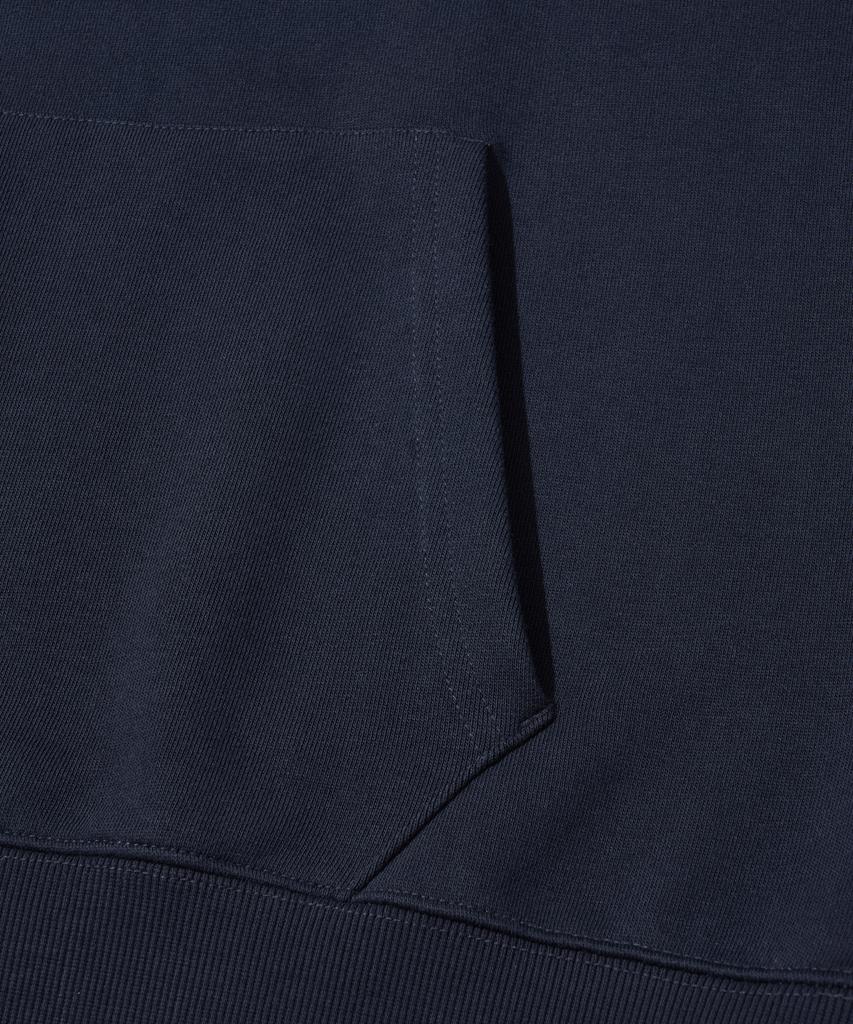 URBANDTYPE Circuit Knit Effect Hoodie_Navy