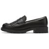Clarks Leather Tassel Detail Fashion Thick Sole Loafers Women Loafers Black 261616655