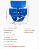 Woodworking Vise, 7 Inch Jaw Width, Quick Release Wood Bench Vise, 8 Inch Max Jaw Opening, Heavy-duty Cast Iron Construction, Workbench Vice with