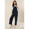 Suspended Side Pocket Ayrobin Bahçıvan Jumpsuit