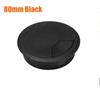 1-10Pcs 60mm 80mm Computer Desk, Book Desktop Decoration Circle Wire Hole Cover Sealing Cover