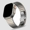 Magnetic Stainless Steel Band for Apple Watch 46mm 49mm 45mm 44mm Men Metal Link Bracelet for iWatch Series 10 9 8 7 6 5 Se Ultra 1 2