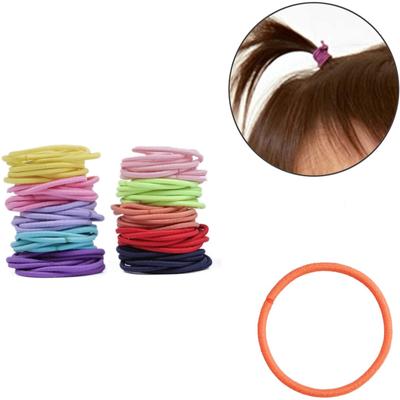 100PC Pack Girl Colorful Fashion High Elastic Hair Band Elastic Hair Band