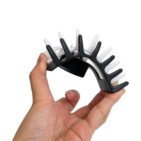 Hair Claw Soft Silicone Anti-slip Teeth Back Head Hair Clip