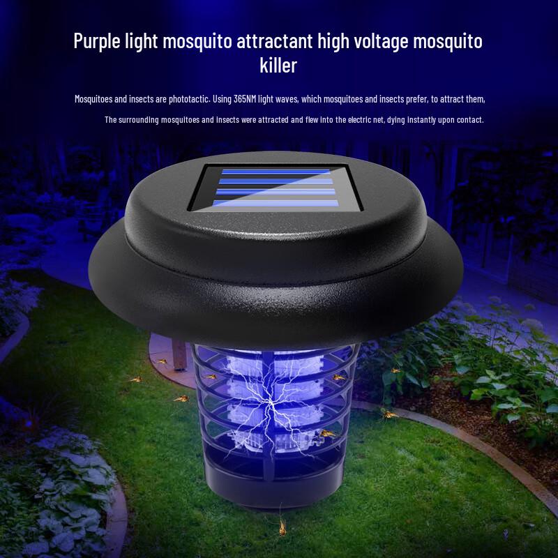 TP3382 Outdoor Solar LED Mosquito Killer Lamp