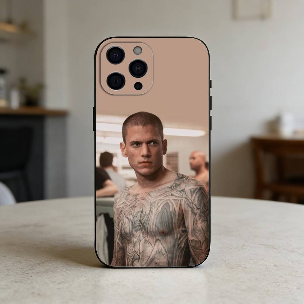 Prison Break TV Series Phone Case Silicone Black Soft For IPhone 17,16,15,14,13,12,11,SE,Plus Pro Max