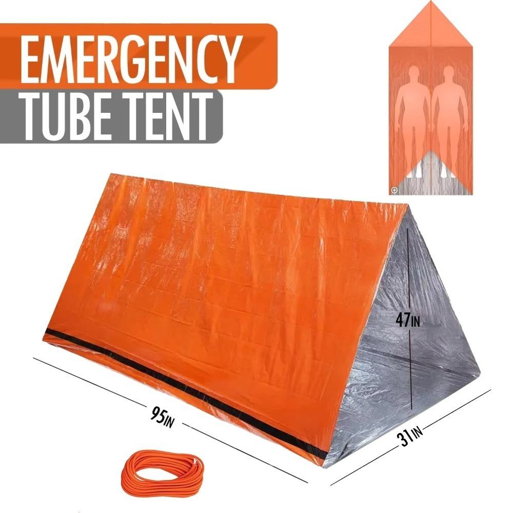 

Moisture-Resistant Emergency Tent Waterproof Thermal Blanket Camping помаранчевий